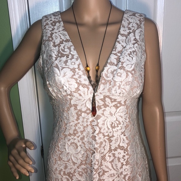 Long boho crystal necklace - Picture 6 of 7